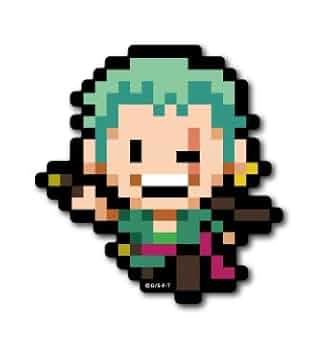ワンピース　ONE PIECE ミラー　公式グッズ　激レア　限定　希少　アート 楽天市場】ピクセルワンピース ステッカー ゾロ 新世界ver ミニ