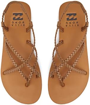 Billabong Women's Crossing by Flat Sandal, Other Beige, 6 | Image 5