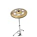 Yardwe 2pcs Cymbal Drum Set Double Row Tambourine Bells for Percussion Performance for Jazz Musicians Design for -term Use Sound Quality
