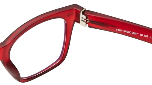Image of SAV Tri-Focus Unisex E2313 Barcelona Blue Light Progressive Reading Glasses - Durable, High-Performance Readers