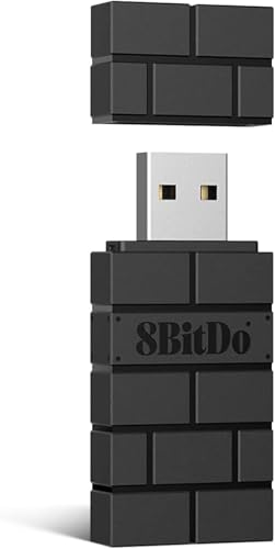 Image of 8BitDo Wireless USB Adapter 2 for Switch /Switch 2 /Pro Controller, Windows PC, Mac & Raspberry Pi, Compatible with Xbox Series X & S, Xbox One Bluetooth, PS5 Controller-Black