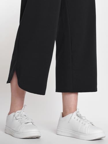 Weintee Women's 21 Inch Inseam Capri Pants Wide Leg Cotton Capris for Summer3