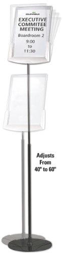 Support d'information sur pied Durable Sherpa pour affichage format A4 - 4
