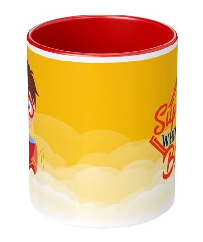 Image of Raksha Bandhan Gifts Printed Mug with Keychain Best Rakhi Combo Gift for Brother & Sister Rakshabandhan Return Gifts for Sister White 350ml Coffee Mug(Pack of 5)(Combo Set)(RMCKRCG206)