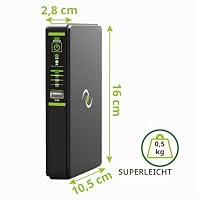 Tecnoware Power Systems UPS ERA PLUS DC für WLAN/Modem, Videoüberwachung, nicht für Gaming-PC/Konsole, Powerbank 8800mAh, POE 24V/48V, Schutz bei Stromschwankungen & Stromausfall bis zu 240 Min – Ansicht 3