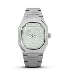 MAISON DU TEMPS   Montre pour Homme ou Femme Mixte 34 mm Modèle MTPhi Cadran Vert Bracelet Acier   Différent Coloris Disponible Etanche 50 m