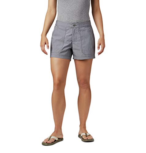 Columbia Short feminino para dias mais longos, absorção de umidade, proteção solar