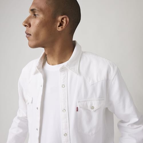 Image of Levi's Men's Solid Slim Fit Denim Shirt