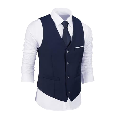 Men's Suit Slim Fit 2 Pieces Suits Set Grooms Tuxedos Business Wedding Prom Party Suit Vest and Pants4