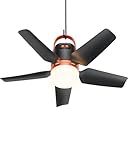 AURATHEA 20” Canopy Fan with Lights, 20000mAh Battery Operated Ceiling Fan, Portable Outdoor Camping Fan with Remote Control, 4 Speeds & Dimmable for Canopy, Tent, Gazebo, RV, Garage