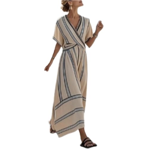 evening dress in cotton patchwork with striped and printed overskirt Patchwork Stripe Midi Dress | Sustainable Womenswear main image 1