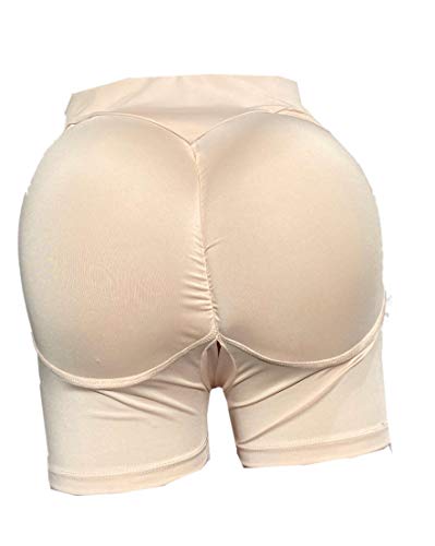 BIMEI 2PS Sponge padded Womens Butt Lifter Shapewear Butt Shaper Boxer Padded Enhancing Underwear Tummy Control LXIAOPI2