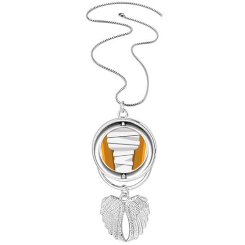 Collier ailes d'ange et cercueil égyptien aux finitions de haute précision