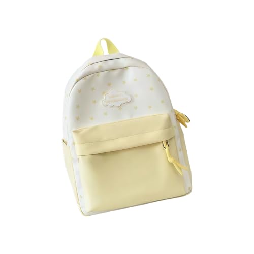 YIZITU Mochila Con Estilo Con Estampado De Estrellas Mochila Coreana Bolsa Ergonómica Nailon Para Computadora Portátil Bolsas Libros Viajes Diarios Uso Mochilas Estilos Coreanos