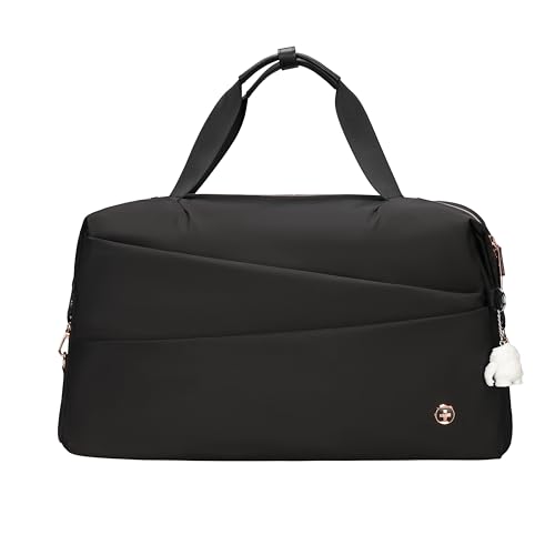 Swissdigital Design Travel Duffle Bag,Sports Tote Gym Bag Black (KATY ROSE NG SD5527-01)