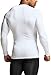 TSLA Men's UPF 50+ Compression Shirts, Cool Dry Long Sleeve Athletic Tops, Sports Baselayer Workout Shirt, Core 3pack White, X-Large