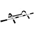 Ultrasport unisexe 4-1 Barre traction, Barre porte entraîneur haut corps, appareil multifonctionnel pour barre traction à la maison et bureau, longueur cadre à partir d'env. 61 à max. 89, Gris et Noir