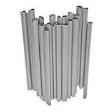 Garronda Befestigungsclips für Sichtschutzstreifen 19 cm aus PVC 30 Stück Zaun Sichtschutz für Balkon und Parkan UV-beständig für Außenbereich GD-0174, Grau
