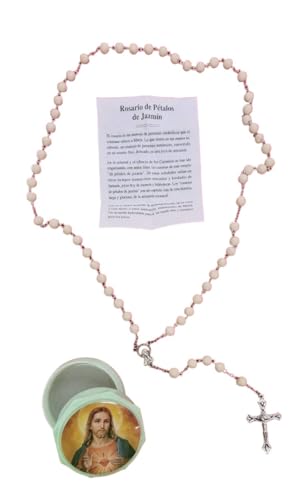 Rosario de pétalos de Jazmín para tus momentos de oración y paz