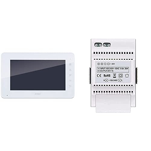 Vimar K40912 pantalla adicional de 7 pulgadas con teclado capacitivo para videoportero de superficie