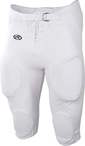 Rawlings |Youth Game/Practice Football Pants | White | Small