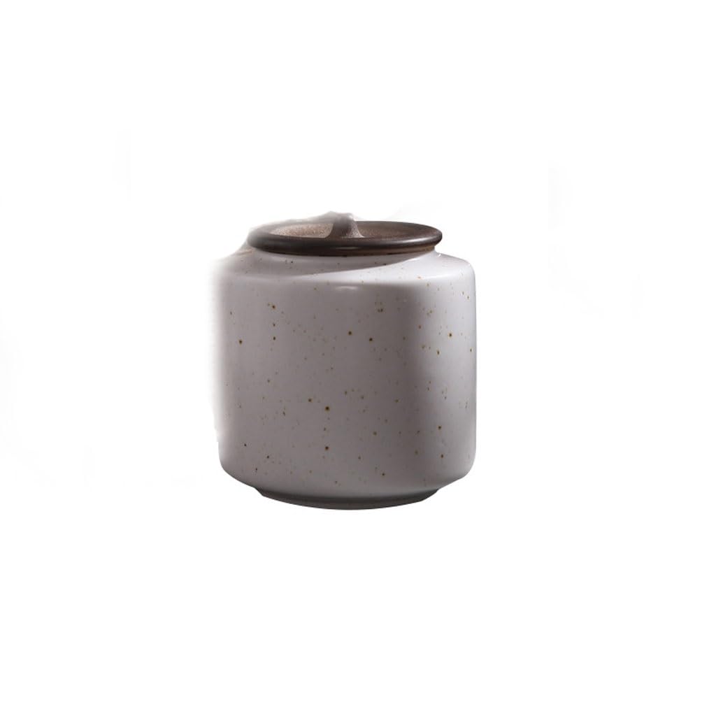 Ceramiczny Caddy do herbaty Retro zapieczętowany ceramiczny herbata słoik pudełko do pakowania herbaty puste pudełko na prezent duży rozmiar retro rustykalny czerwony i biały Pu'er zielona herbata