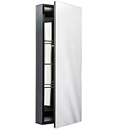 Miseno MBC3615-BL MBC3615 Dual Mount 36" H X 15" W Medicine Cabinet (Surface or Recessed Mounting)
