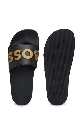 Boss Para Hombre. 50498241 Chanclas Kirk Negro (36), Plano, Ninguno, Beachwear - 5