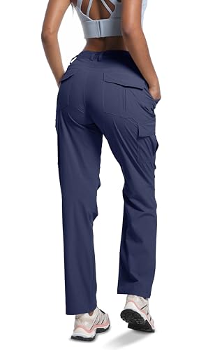 WENRONSTA Women's Hiking Cargo Pants Lightweight Quick Dry Waterproof UPF 50+ Camping Fishing Travel Outdoor Work Pants2