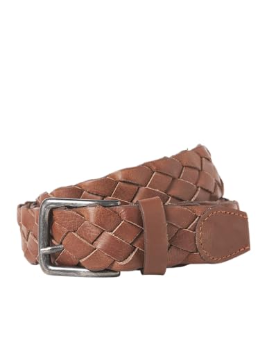 Ceinture Homme Cuir Noir Jack & Jones Jaccary Accessoire Pantalon