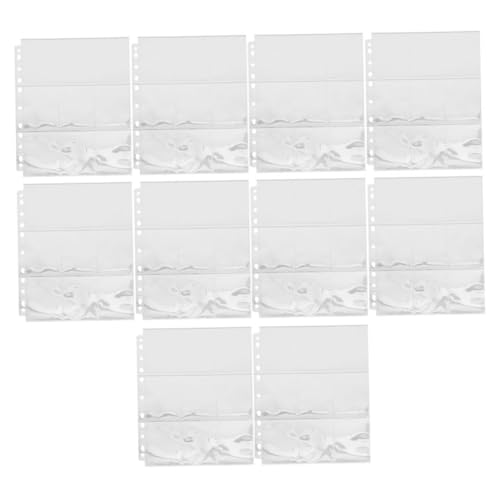 50Pcs Photo Card Sleeves Toploading Page Protectors for Standard Sized Trading Cards Baseball Cards Business Cards and Photos Material