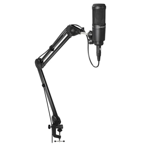 Microphone AT2020 Audio-Technica avec câble XLR Stagg de 6m pour enregistrement studio - 4