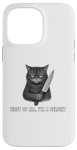 �������ȓ{���Ă���L I'm A Delight Gift Your Mad Friends �X�}�z�P�[�X iPhone 14 Pro Max �p