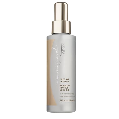 Kenra Professional Platinum Luxe One Leave-In | All-In One Miracle Spray | Hydrates Smooths and Softens | Controls Frizz & Resists Humidity | Heat Protection | 5 fl. Oz