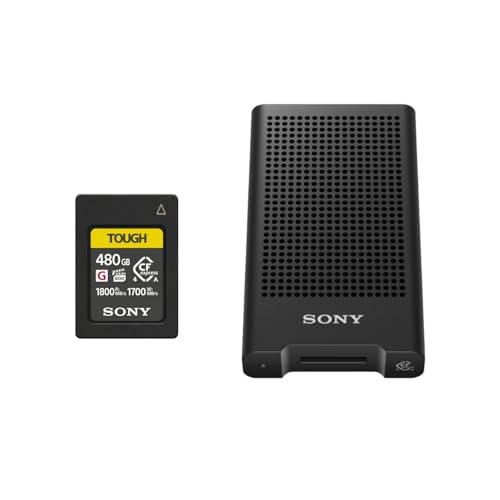 Sony 480GB Cfexpress Type a Tough Memory Card with Cfexpress Type (2 Items)