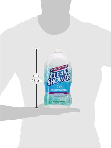 Clean Shower Daily Shower Cleaner Refill 60oz (Packaging May Vary)