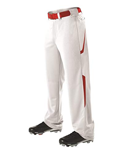 Alleson Athletic 605WL2Y - Two Color Baseball P - XXS - WH/RD