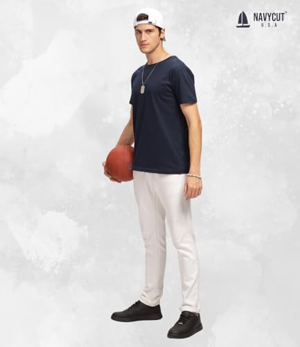 Image of Men T Shirt Cotton Round Neck | Solid Cotton Tee Half Sleeve | Breathable Casual T Shirt for Men | Stylish Round Neck Casual Wear | 12 Colors