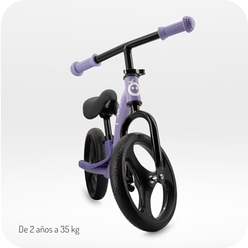 Bicicleta sin pedales infantil Momi ISOKA de estructura ligera de metal y sillín regulable 4