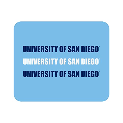 OTM Essentials University of San Diego Standard Fabric Mouse Pad, Desk Accessories, Standard Fabric Gaming Mouse Pad, Triple Wordmark