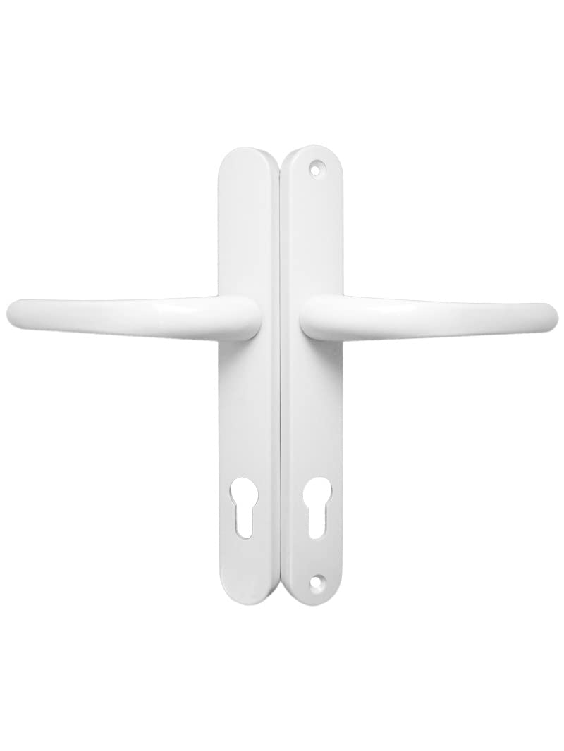 Hoppe Match UPVC Door Handle 215mm Screw Centres - White