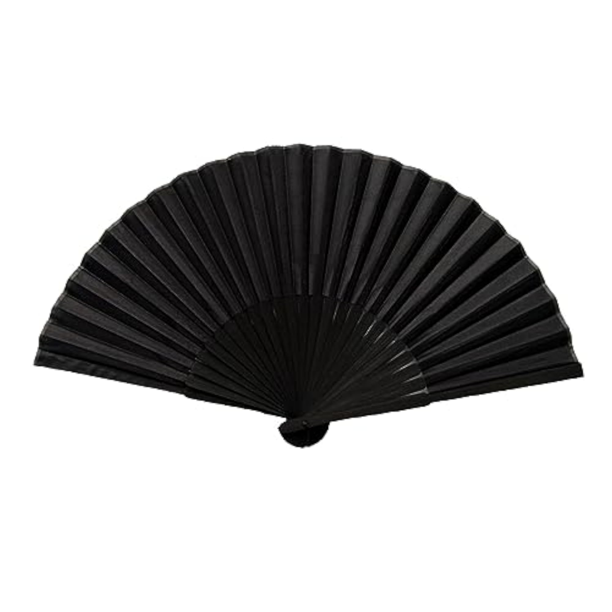 Black Hand Fan Bamboo Hand Fan for Carnival