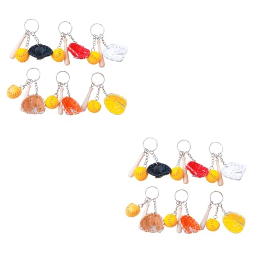 Pendentif baseball pour retrouver ses clés facilement, lot de 12 breloques LIFKOME