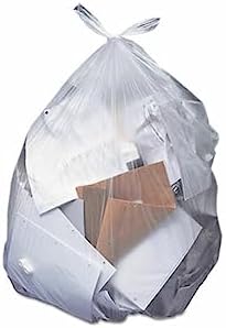 Heritage H8647HC Low-Density Can Liners, 55 Gal, 0.7 Mil, 43 X 47, Clear, 100/carton