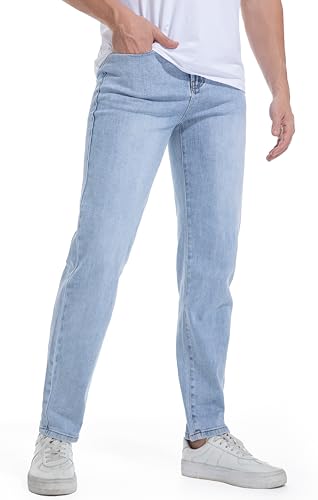 Men's Jeans Regular fit Blue Straight Stretch Fashion Comfort Jeans3