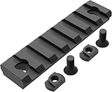 TPO Aluminum Mlok Picatinny Rail Mount, T-Nuts & Screws & Hex Wrench Included (7-Slot) MK7