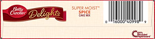 Image of Betty Crocker Super Moist Cake Mix Spice, 15.25 oz