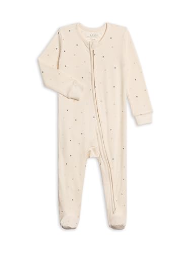 Image of Colored Organics Baby Zip-Up Footed Sleeper with 2-Way Zipper - Organic Cotton Pajamas