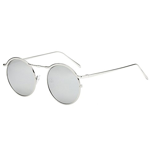 Preisvergleich Produktbild IFOUNDYOU Jahre Retro Nerd Brille Halbrahmen Hornbrille Stil Rockabilly