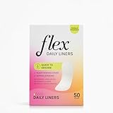Flex Daily Liners (50 Count) | Ultra Thin Daily Pantyliners | Fragrance-Free Feminine Care Liners | Absorbent & Comfortable | Unscented